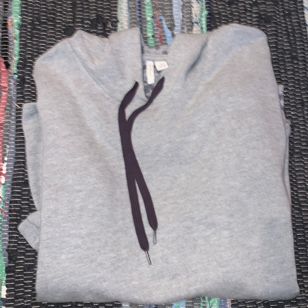 Grey and leopard print Cato hoodie